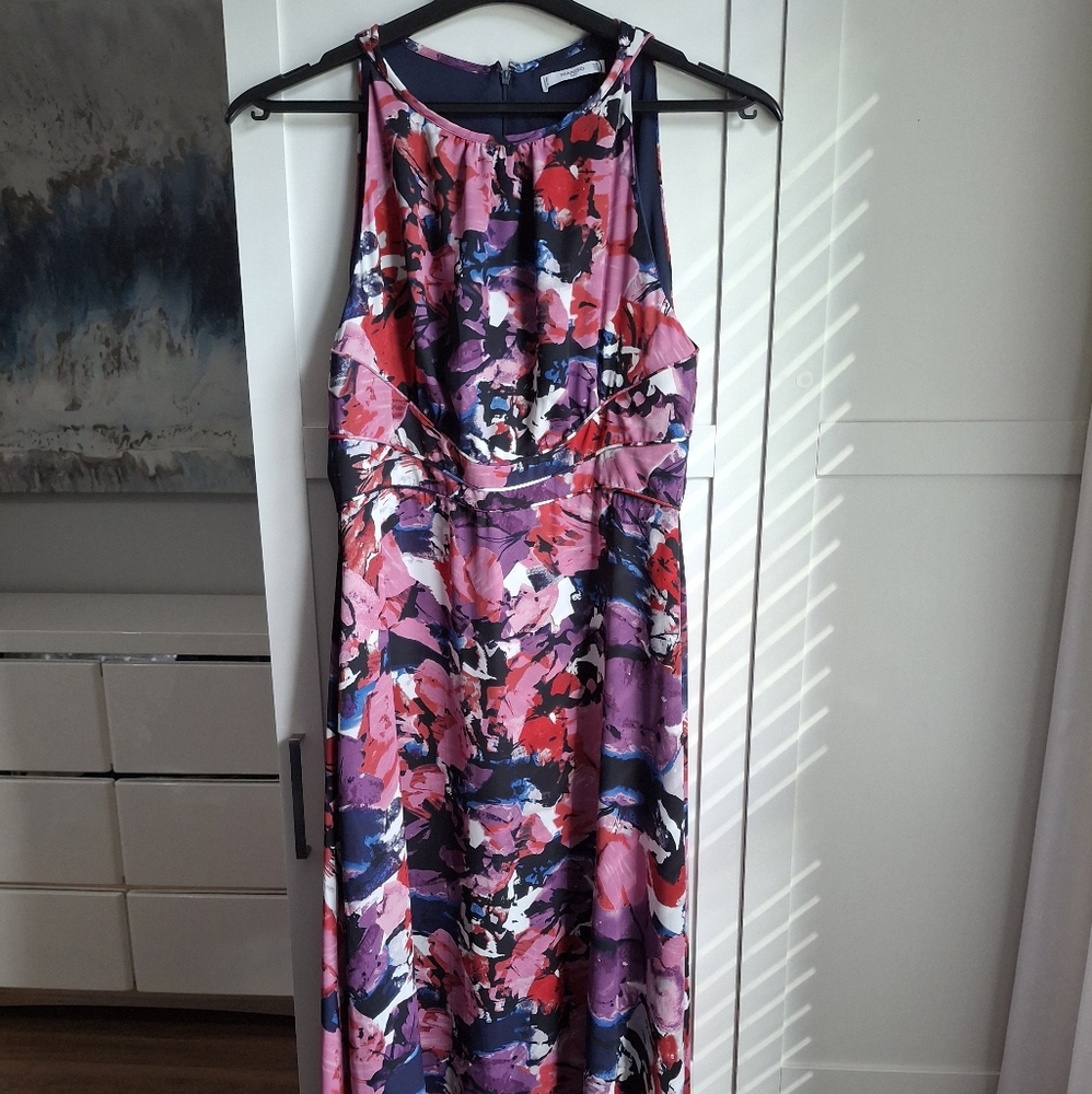 Mango Multicolor Floral Maxi Dress